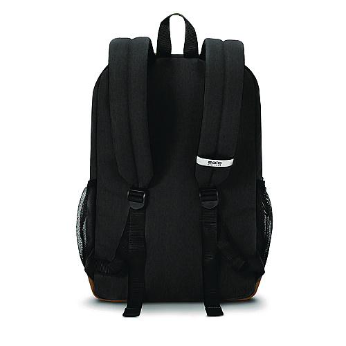 SOLO Re:Fresh Machine Washable Backpack, Fits Devices Up to 15.6", 11.4 x 5.25 x 17.5, Dark Gray (UBN7954)