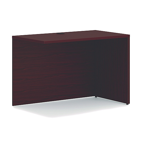 HON Mod L-Station Single Pedestal Desk Bundle, 60" x 72" x 29", Mahogany (MOD193)