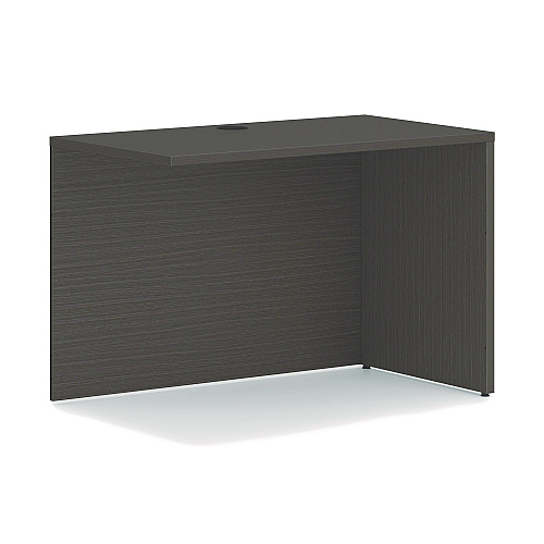 HON Mod L-Station Single Pedestal Desk Bundle, 60" x 72" x 29", Slate Teak (MOD192)