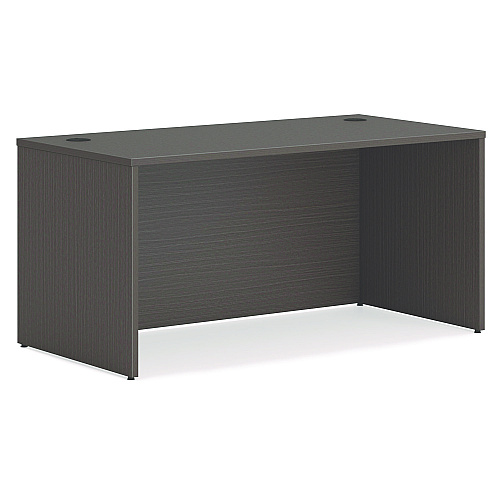 HON Mod L-Station Single Pedestal Desk Bundle, 60" x 72" x 29", Slate Teak (MOD192)