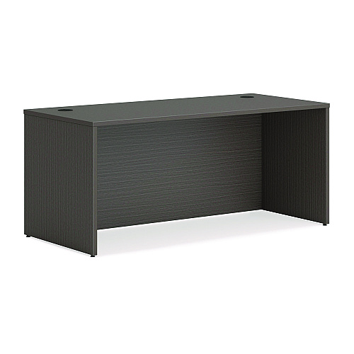 HON Mod L-Station Double Pedestal Desk Bundle, 66" x 72" x 29", Slate Teak (MOD072)