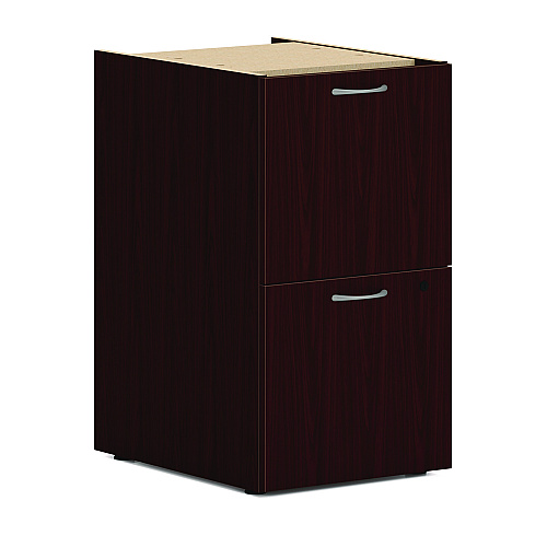HON Mod U-Station Bundle, 66" x 96" x 29", Traditional Mahogany (MOD078)