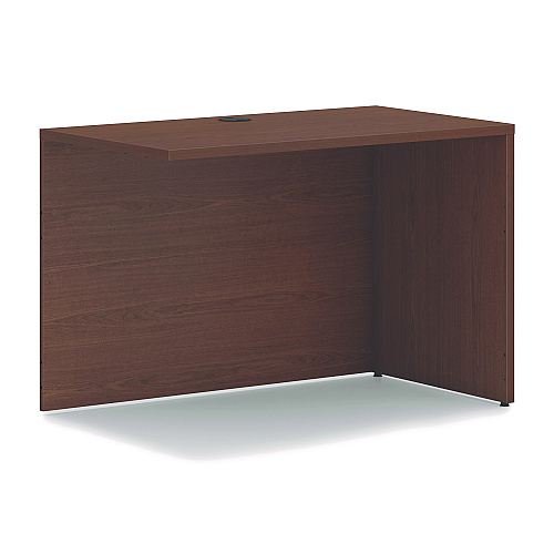 HON Mod L-Station Single Pedestal Desk Bundle, 60" x 72" x 29", Sepia Walnut (L6072L1BBFSE)
