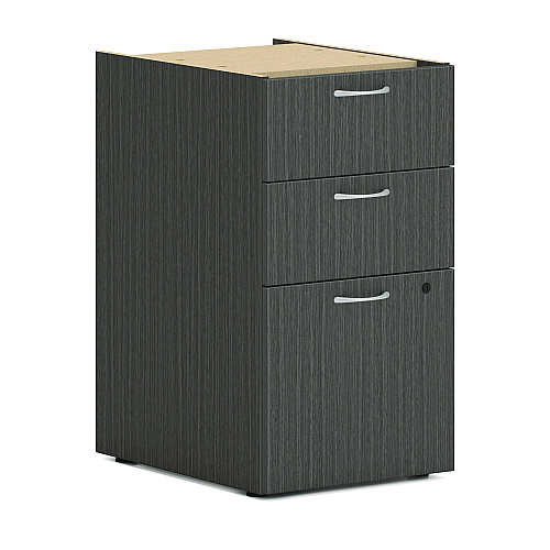 HON Mod U-Station Bundle, 66" x 96" x 29", Slate Teak (MOD077)