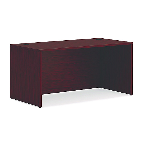 HON Mod L-Station Single Pedestal Desk Bundle, 60" x 72" x 29", Mahogany (MOD193)