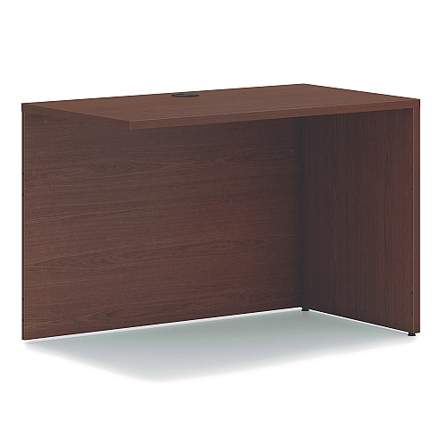 HON Mod L-Station Double Pedestal Desk Bundle, 60" x 72" x 29", Sepia Walnut (L6072L2BBFSE)