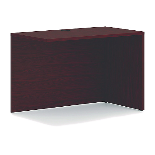 HON Mod L-Station Double Pedestal Desk Bundle, 66" x 72" x 29", Traditional Mahogany (MOD073)