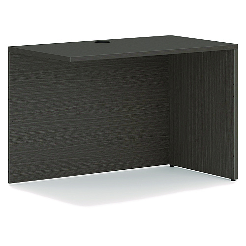 HON Mod L-Station Double Pedestal Desk Bundle, 60" x 72" x 29", Slate Teak (MOD187)