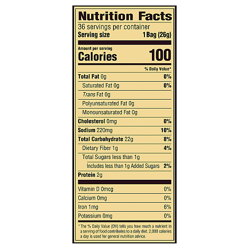 Snyder's Mini Pretzels. 0.92 oz Pack, 36 Packs/Box, 2 Boxes/Carton (60004087)