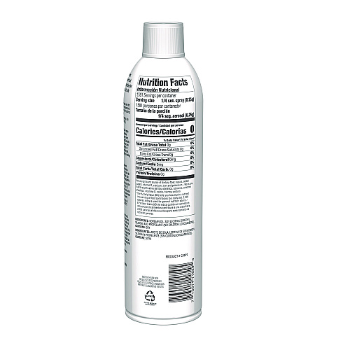Claire Vegetable Oil Cooking Spray, 17 oz Aerosol Spray Can, 6/Carton (829)