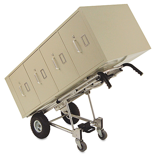 COSCO 3-in-1 Convertible Hand Truck, 800 lb to 1,000 lb Capacity, 21.06 x 21.85 x 48.03, Aluminum (12312ABL1E)