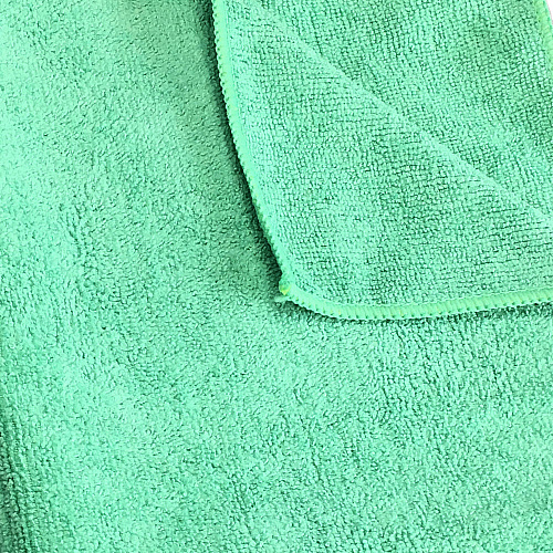 Smart Choice Microfiber Cloths 14x14 38gm Green, Pack Of 12 (PNP915170G)