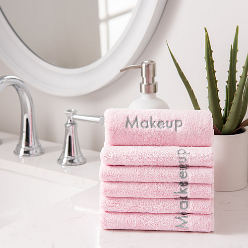 Coral Fleece Makeup Fingertip 11x17 Pink - Pack Of 6 (MU-FTPNK)