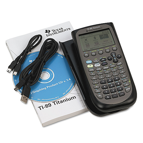 Texas Instruments TI-89 Titanium Programmable Graphing Calculator