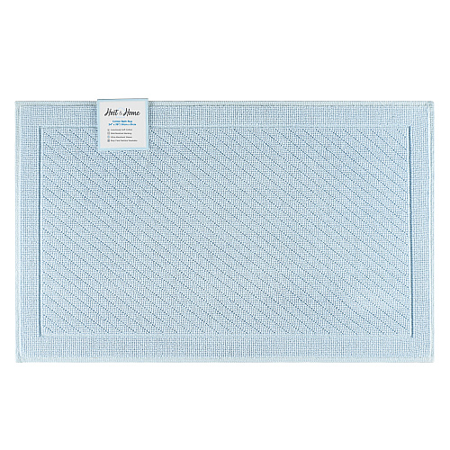 Host & Home Cotton Bath Mat 24x36 Light Blue - 1 Each (P-HH-BM-2436-LB)