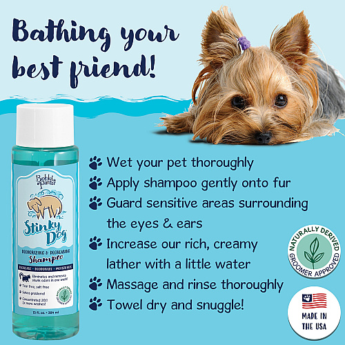 Bobbi Panter Signature Stinky Dog Shampoo Lavender Rosemary - 13 Oz Bottle (BP00020)
