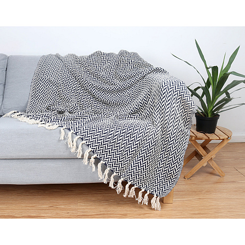 Common Ground Throw 50x70 Chevron Pattern - Case Of 12 (THROW-CHEV-50X70-CS)