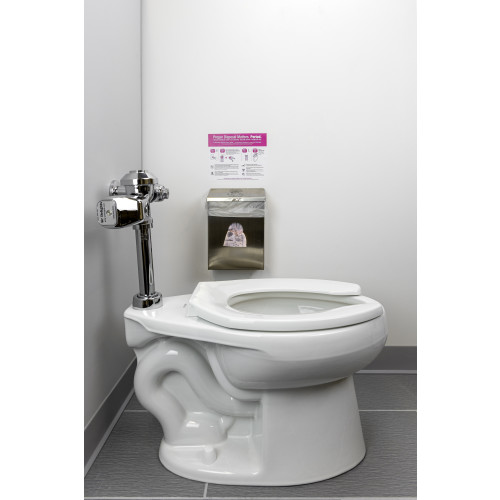 Scensibles Combination Receptacle Dispenser, Stainless Steel, 11"x8"x4", 1 Each, 10/cs (CDSS)