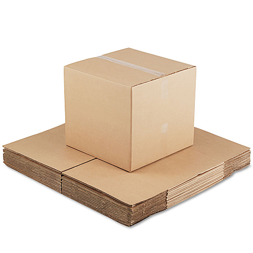 Universal Fixed-Depth Corrugated Shipping Boxes, Regular Slotted Container (RSC), 18" x 18" x 16", Brown Kraft, 15/Bundle (UNV181816)