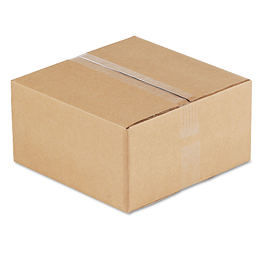 Universal Fixed-Depth Corrugated Shipping Boxes, Regular Slotted Container (RSC), 12" x 12" x 6", Brown Kraft, 25/Bundle (UNV12126)