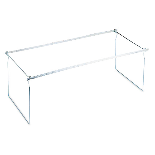 Universal Screw-Together Hanging Folder Frame, Letter Size, 23" to 26.77" Long, Silver (UNV17000)