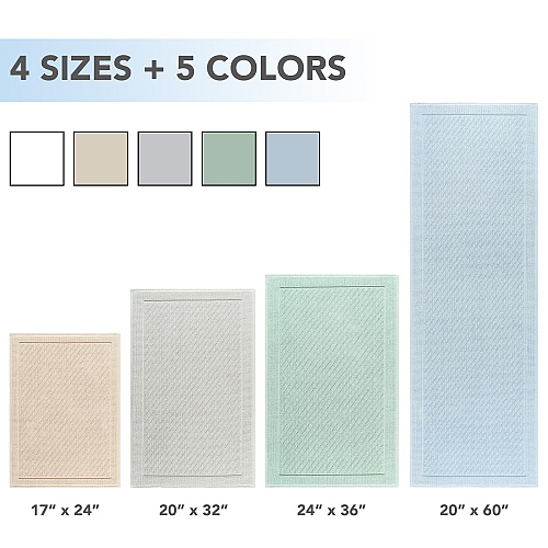 Host & Home Cotton Bath Mat 24x36 Silt Green - 1 Each (P-HH-BM-2436-GR)