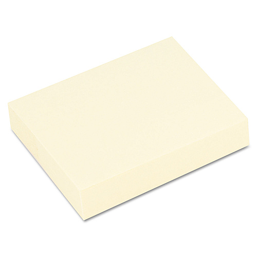 Universal Recycled Self-Stick Note Pads, 1.5" x 2", Yellow, 100 Sheets/Pad, 12 Pads/Pack (UNV28062)