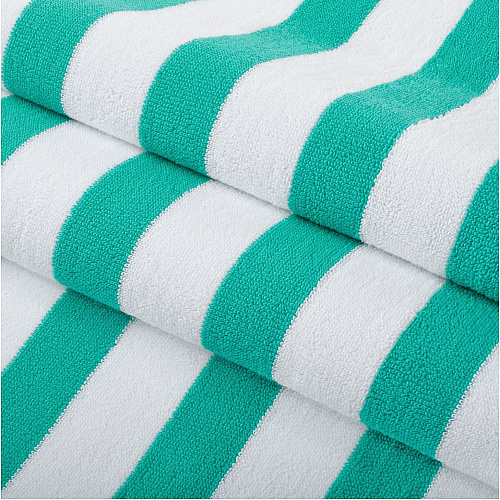 Cali-cabana Beach Towels 30x60 Green - Pack Of 4 (CALICABANA-GRN)