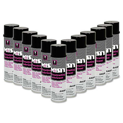 Misty Penetrating Lubricant Spray, 19 oz Aerosol Can, 12/Carton (1002456)
