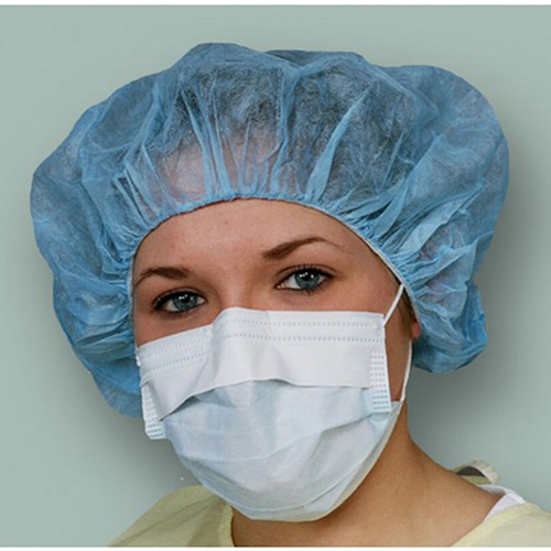 Pharma-cap Polyproylene Bouffant Cap, Blue 24 In. - Case Of 1000 (PBC797-24-B)