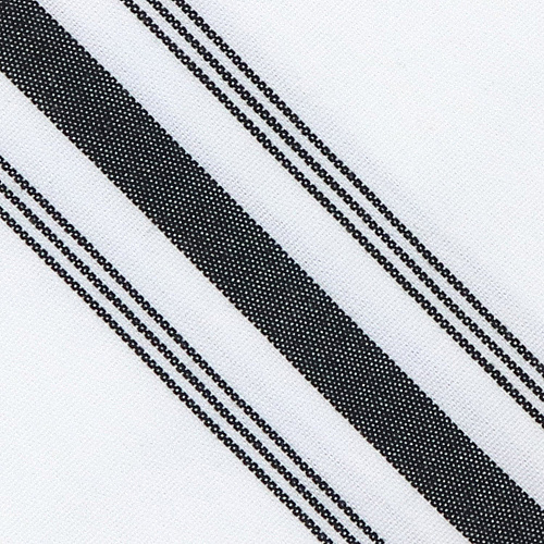 Mariposa Bistro Napkin 18x22 Black Stripe - Case Of 120 (BISTRO-BL-CS)