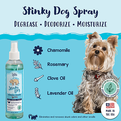 Bobbi Panter Signature Stinky Dog Solution Spray - 8 Oz Bottle (BP00025)