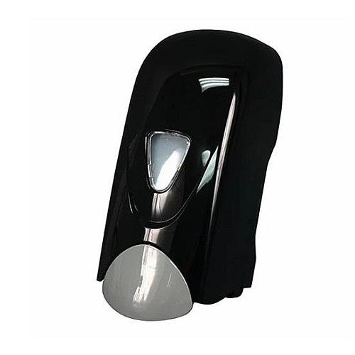 Lotion Soap Dispenser With Refillable Bottle, 1000ml Capacity, Push Bar Design, Durable Abs Plastic, Black & Gray, Case Of 12 (9391)