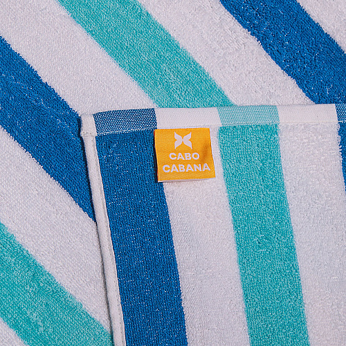Cabo Cabana Chaise Cover 30x85 Navy/blue - Pack Of 2 (CC-CABOCABANA-NV/BL)