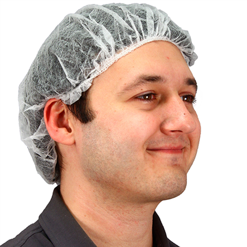 Impact Polypro Bouffant Cap White 21 In., Case Of 1000 (MB-21-1000/W)