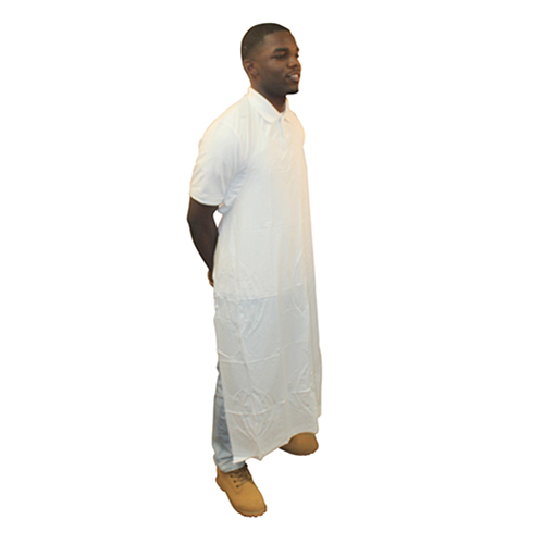 Die Cut Vinyl Apron 6 Mil 35x50 White, Case Of 72 (ME6W-50)