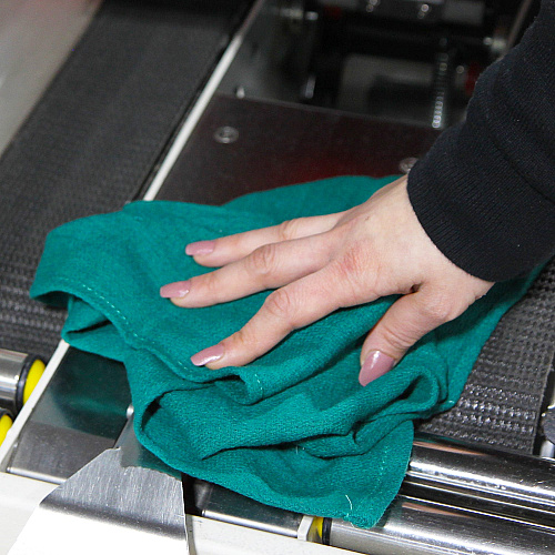 Huck Cotton Cleaning Towels 16x26 Green - Pack Of 12 (ABSBNT-HGRN)