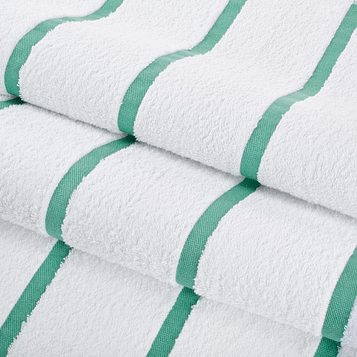 Las Rayas Beach Towel 30x60 Green - Case Of 24 (BT-HS3060-15GR-CS)