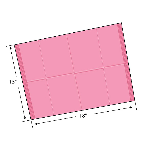 Adenna Dental Bibs Pink 18 X13 4x125, Case Of 500 (BIB744P)