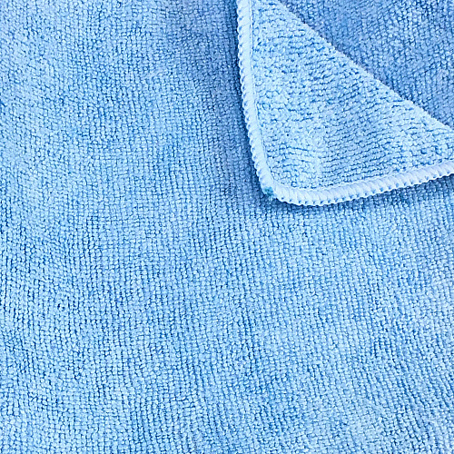 Microfiber Cloth 200 Gsm 12x12 Half-fold Blue - Pack Of 12 (MFC2001212BL)