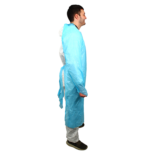 Impact 50 In. Isolation Gown L/s Elastic Wrists, Blue, 100/cs, Case Of 100 (MCPE-50B)