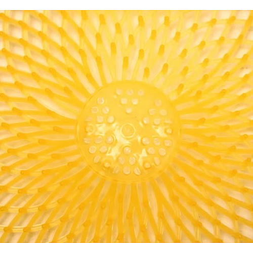 Eclipse High Fragrance Urinal Screen, Universal Fit, Anti-splash, Stronger & Longer-lasting Freshness, Yellow, Citrus Grove Scent, Case Of 36 (149336)