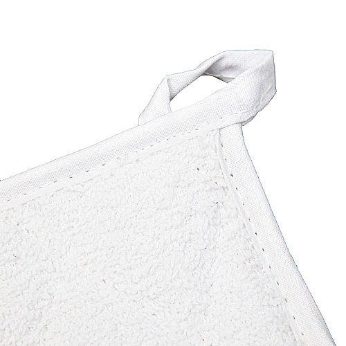 Cooks Linen Pot Holder 7x7 White - Pack Of 12 (POT-WHITE)
