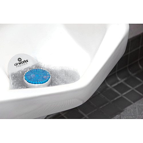 Airworks W/smart Block Urinal Screen Sunburst Case Of 12 (AWSP233)
