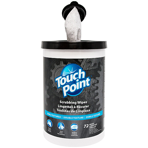 Touch Point Scrubbing Wipes Canister 72 Wipes/can 6 Can/cs, 1 Cannister (PNP36072)