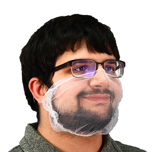 Polyester Mesh Beard Net White, Case Of 1000 (MCBC-1000/W)