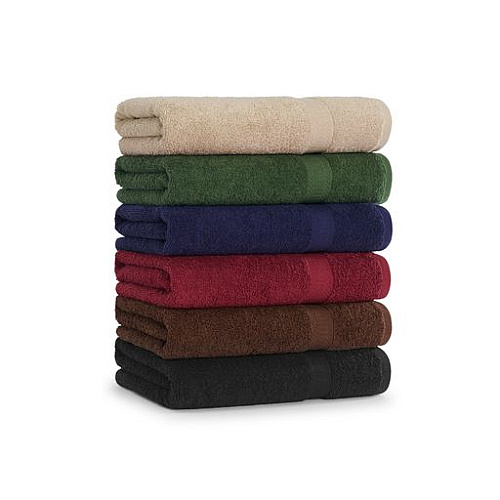 True Color Bath Towel 25x52 Beige - Pack Of 6 (P-BATH-BG-6)