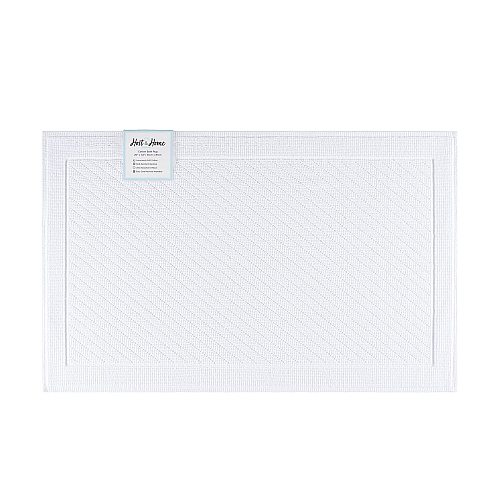 Host & Home Cotton Bath Mat 20x32 White - Case Of 4 (HH-BM-2032-WH)