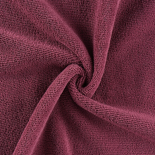 Terry Microfiber Salon Towel 16x27 Burgundy - Pack Of 24 (M915109BU)