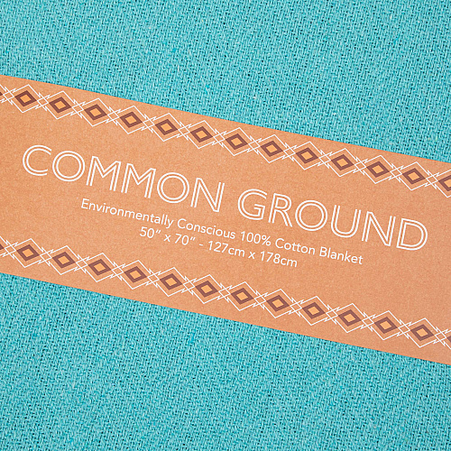 Common Ground Throw 50x70 Blue - Case Of 12 (THROW-50X70-BL-CS)